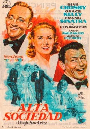 Alta sociedad (High Society) Charles Walters, 1956. Cine Principal 30-8-1961