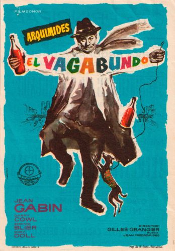Arquimedes el vagabundo (Archimede le clochard), Gilles Grangier, 1959.  Cine Principal 4-11-1961