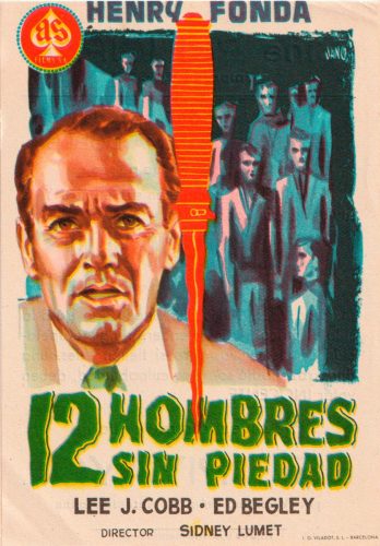 Doce hombre sin piedad (12 Angry Men), Sidney Lumet, 1957. Cine Principal  11-9-1961