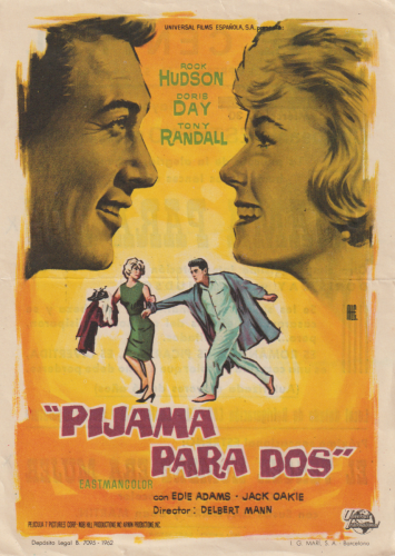 Pijama para dos (Lover Come Back), Delbert Mann, 1961. Cine Central 30-5-1962
