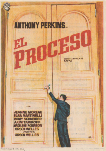 El proceso (The Trial), Orson Welles, 1962. Cine Máiquez 19-7-1964