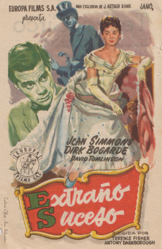 Extraño suceso (So Long at the Fair), Terence Fisher, Antony Darnborough, 1950. Teatro Circo 31-10-1955