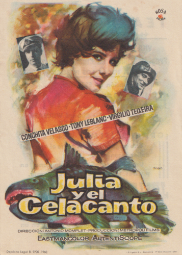 Julia y el celacanto, Antonio Momplet, 1961. Teatro Circo 10-11-1961