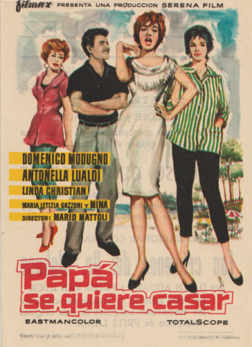 Papá se quiere casar (Appuntamento a Ischia), Mario Mattoli, 1960. Cine Máiquez 5-4-1962