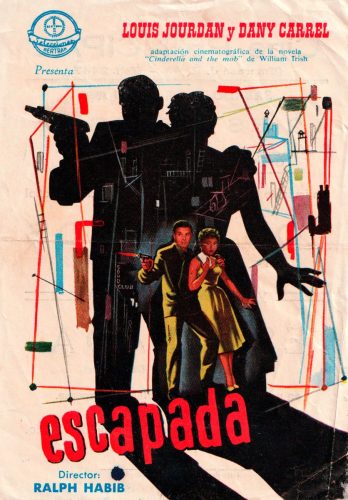 Escapada (Escapade), Ralph Habib, 1957. Cine Principal 20-1-1962