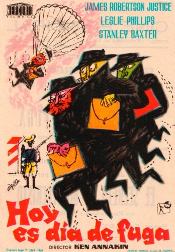 Hoy es día de fuga (Very Important Person), Ken Annakin, 1961. Cine Principal 23-2-1963