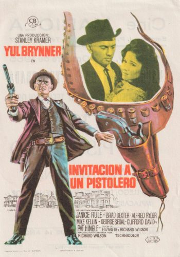 Invitación a un pistolero (Invitation to a Gunfighter), Richard Wilson, 1964. Cine Mariola 8-10-1965
