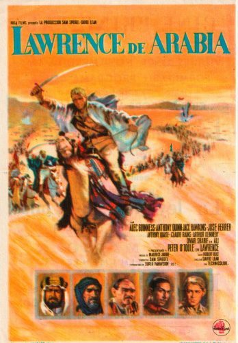 Lawrence de Arabia (Lawrence of Arabia), David Lean, 1962. Cine Principal 25-11-1966