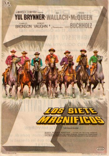 Los siete magníficos (The Magnificent Seven), John Sturges, 1960. Cine Principal 11-10-1963