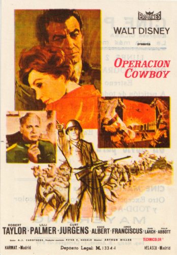 Operacion Cowboy (Miracle on the White Stallions), Arthur Hiller, 1963. Cine Principal 6-6-1969