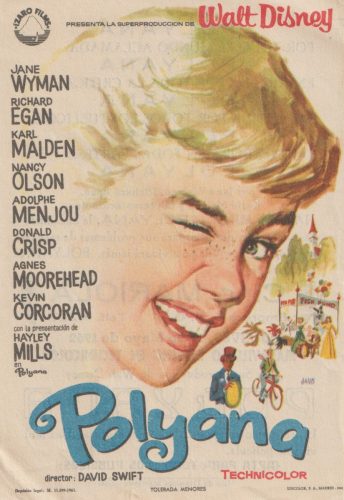 Polyana (Pollyanna), David Swift, 1960. Cine Mariola, 17-5-1962